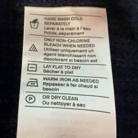 Vince Shaker Stitch V-neck Wool & Cashmere Cardigan In Blue L - Picture 7 of 9